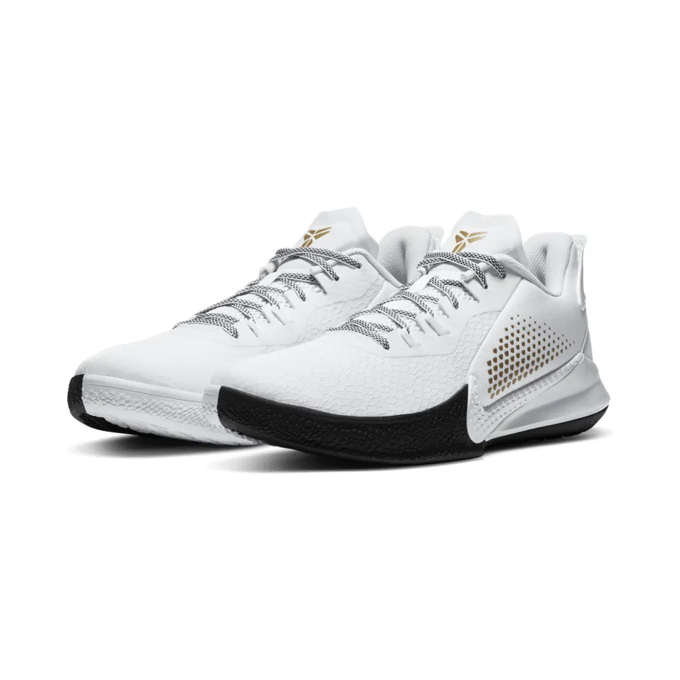 Nike Mamba Fury White Metallic Gold White/Metallic Gold-Black (CZ8770-100)