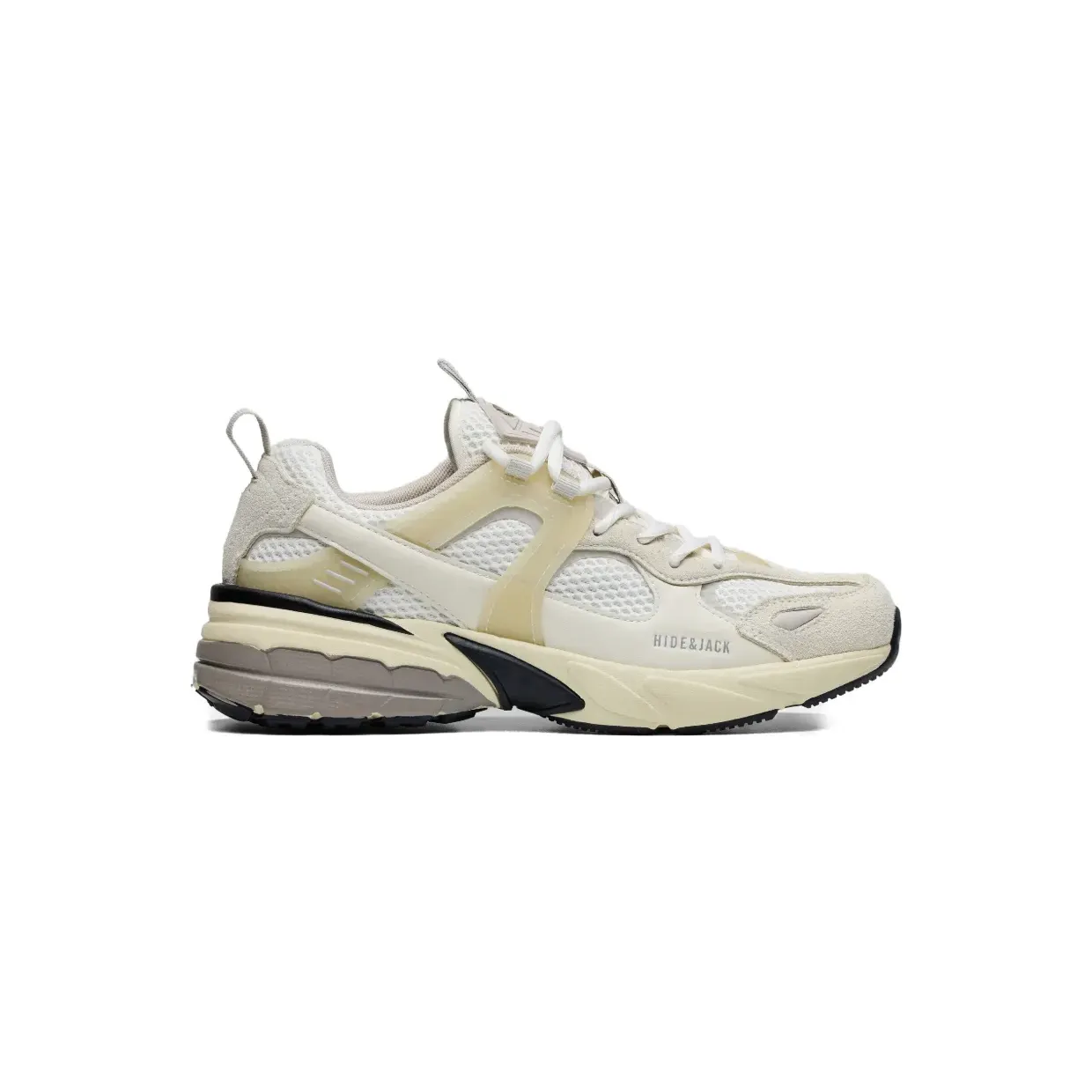 Hide&Jack Running 2000 sneakers met vlakken – Beige (ERUNNCRMCRM)
