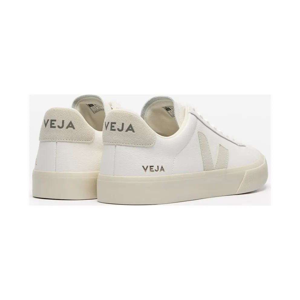 Veja Campo Chromefree Leather Extra White / Natural Suede – “Grey” (CP0502429B)