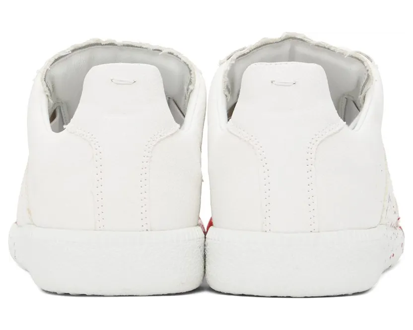 Maison Margiela White & Red Paint Drop Replica H8682 WHITE / VARIAN (S37WS0568 P4129) (4)