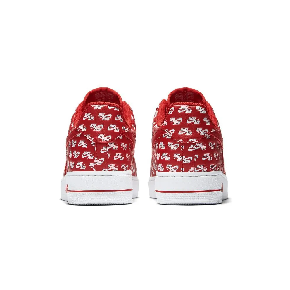 Nike Air Force 1 Low All Over Logo Red University Red/University Red-White (AH8462-600)