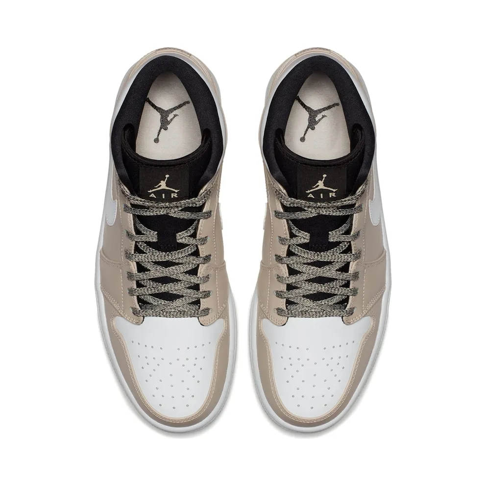 Jordan 1 Mid Desert Sand Desert Sand/Black-White (554724-047)
