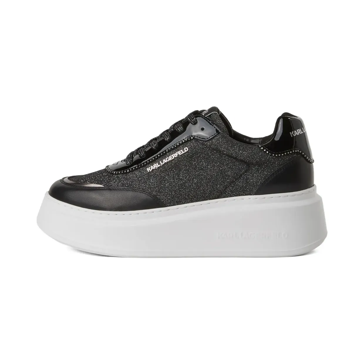 Karl Lagerfeld Anakapri met plateauzool “Black” (KL63509A999)