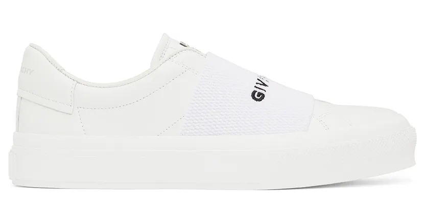 Givenchy White City Court Slip-On Sneakers (BH005XH14X100)