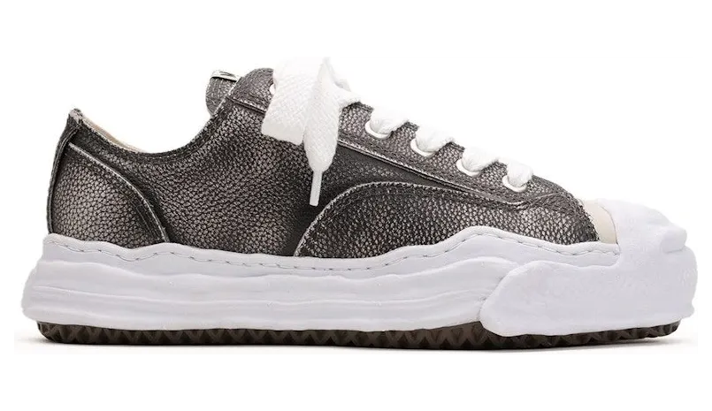 Maison Mihara Yasuhiro Hank OG Sole Brushed Shrink Leather Low Black White (A14FW743-BLK)