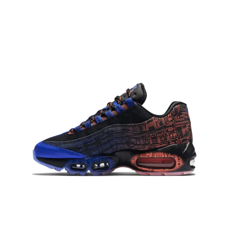 Nike Air Max 95 Doernbecher (GS) Black/Black-Bright Crmsn-Rcr Bl (839166-064)