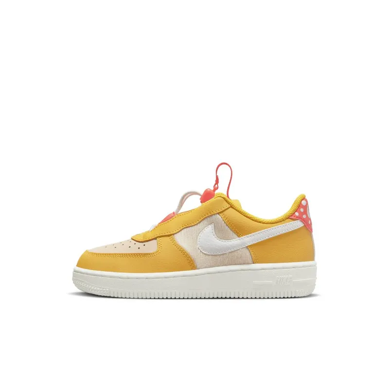 Nike Force 1 Toggle SE Younger Kids’ Yellow (DQ0365-700)