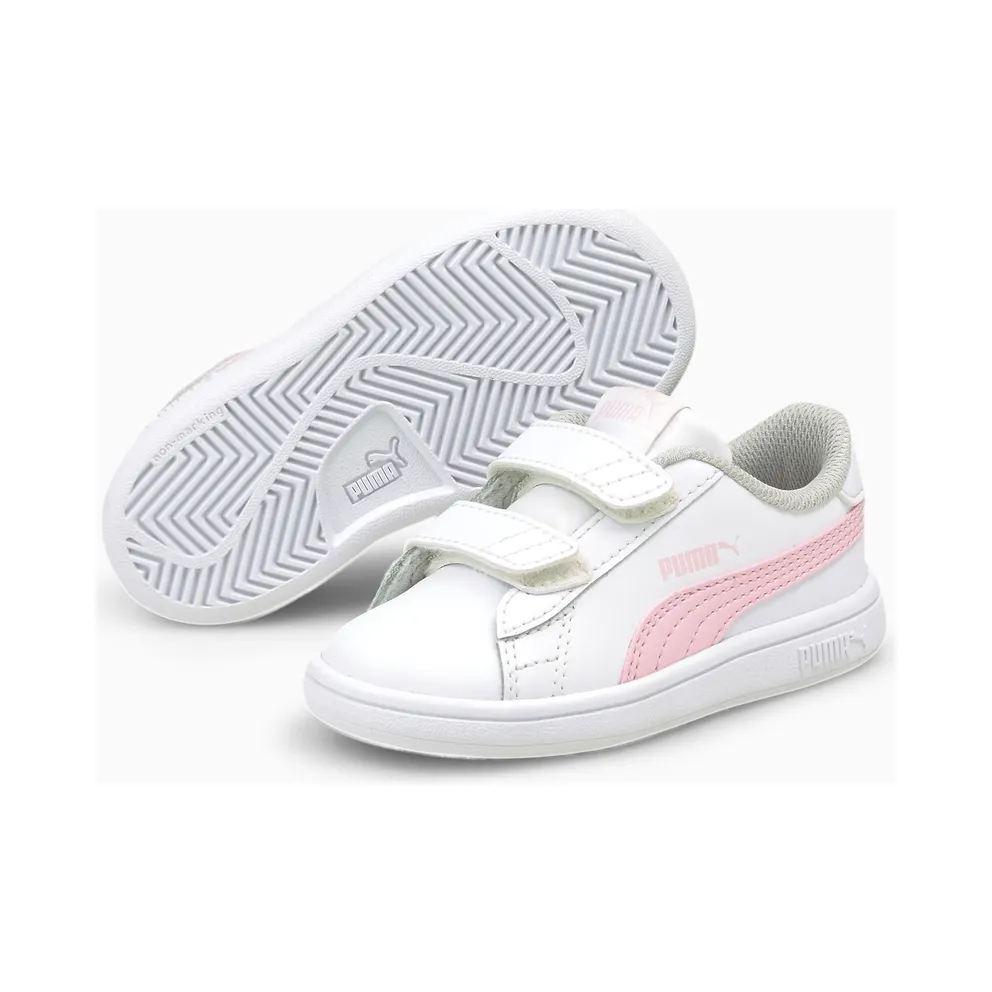 Puma Smash v2 White/Pink (365174-28)