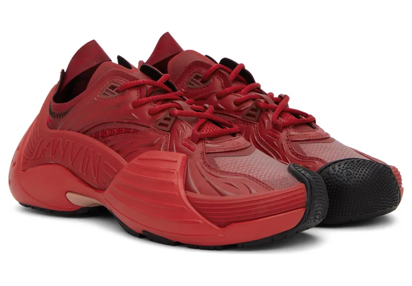Lanvin Red Flash-X Sneakers (FM-SKIK00-MEFR-H22) (4)