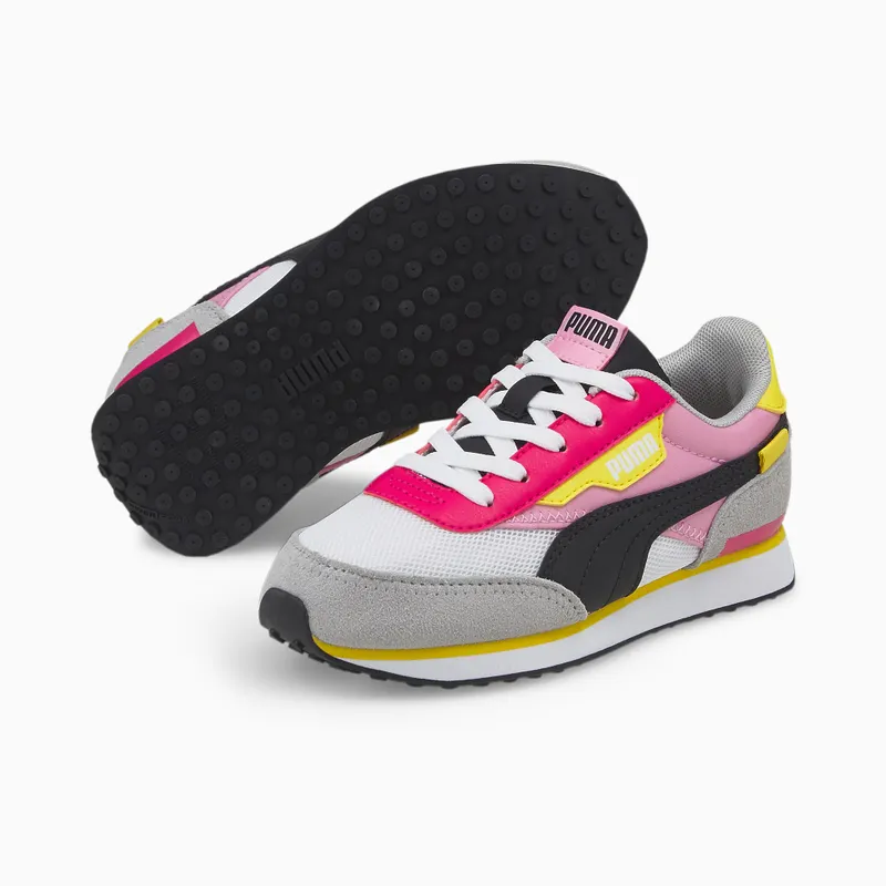 PUMA Future Rider Splash Kids’ White/Prism Pink (381855-04)