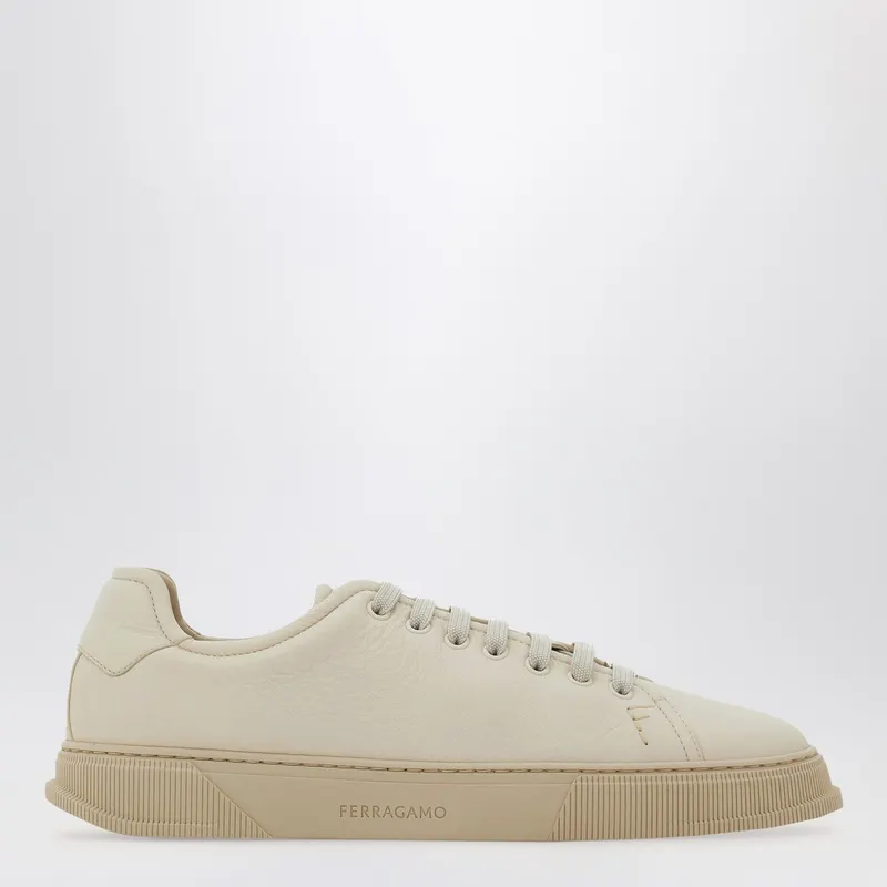 Ferragamo Mascarpone-colored leather Sneakers 0778859MLE/Q_FERRA-MA_602-6.5