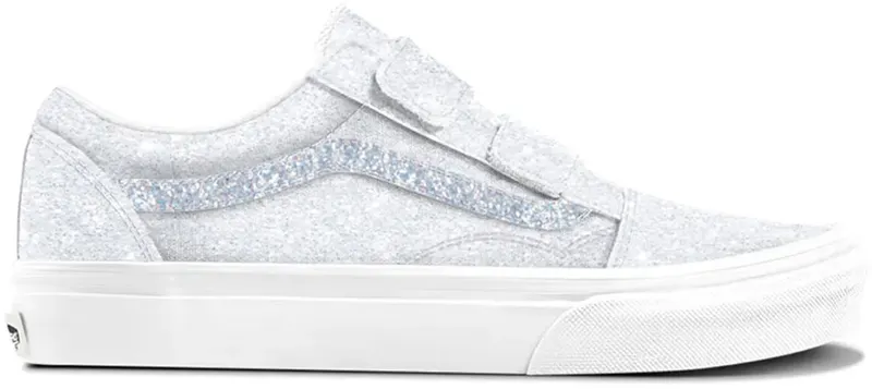 Vans Old Skool Glitter White / Silver (VN000CYAY1K1)