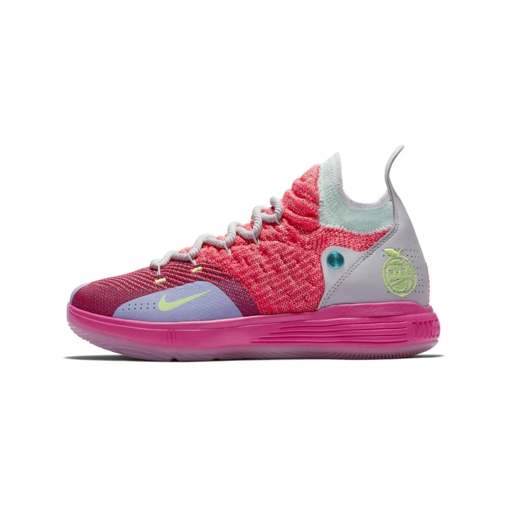 Nike KD 11 EYBL (GS) Hot Punch/Lime Blast-Pure Platinum (AH3465-600)
