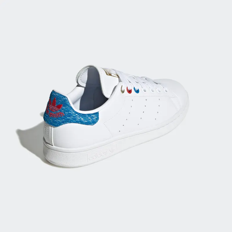 Adidas Stan Smith Cloud White / Blue Rush / Matte Gold (GY5701)