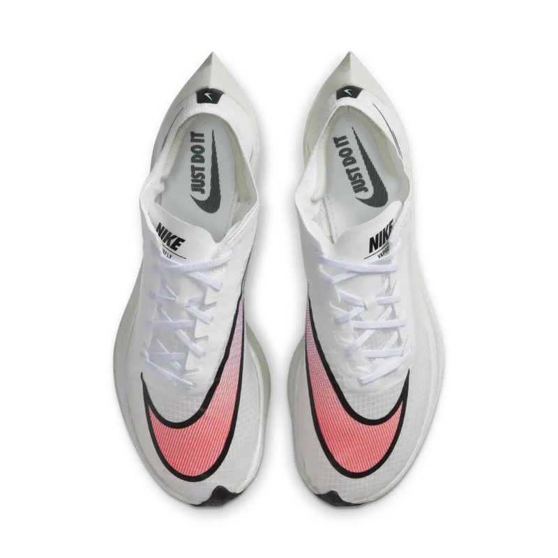 Nike ZoomX VaporFly Next% White Hyper Jade Flash Crimson White/Black-Hyper Jade-Flash Crimson (AO4568-102)