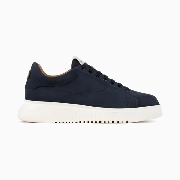 Armani Nubuck Sneakers With Knurled Soles (EM003663-AF19998-U8139)