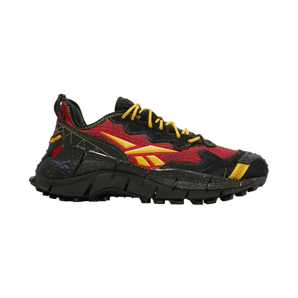 Reebok Classics Black & Red A$AP Nast Edition Zig Kinetica II Edge Sneakers (GY5805)