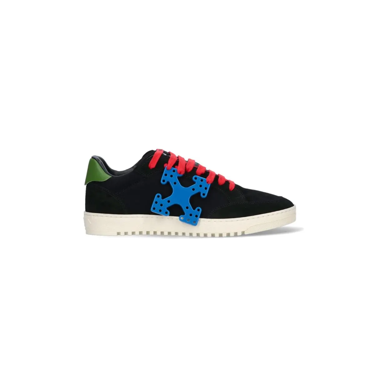 OFF-WHITE Vulcanized 5.0 Low Top Arrows Hang Tag Black Blue Green Red (OMIA227S22LEA0011045)