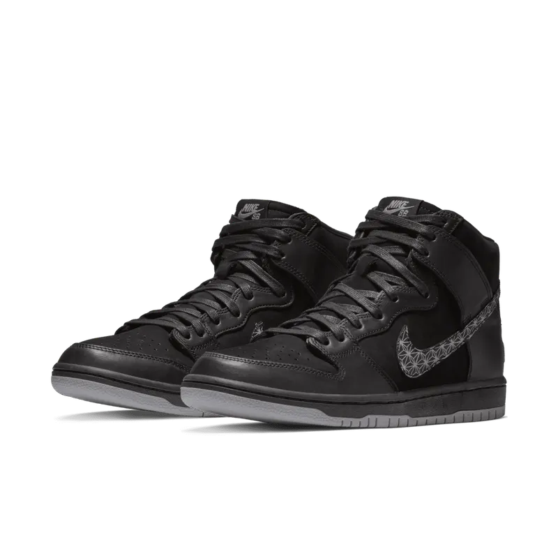 Nike SB Dunk High Black Bar Black/Black-Dark Grey (AH9613-002)