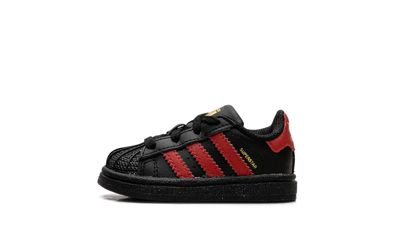 Adidas Superstar I TD “Black Scarlet Gold” (BW0750)