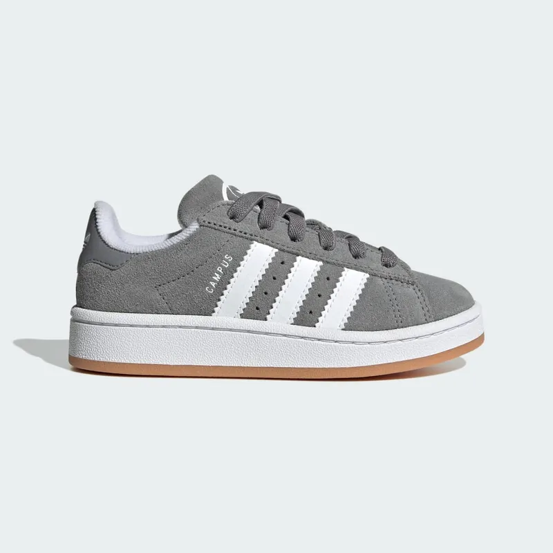 adidas Campus 00s Elastic Lace Kids Grey Three / Cloud White / Gum (JI4330)