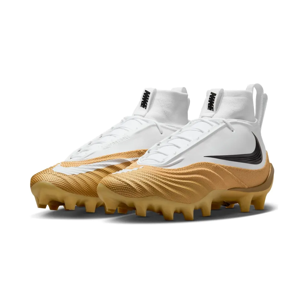 Nike Alpha Menace 5 Pro White Metallic Gold Black (HV7020-103)