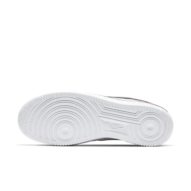 Nike Air Force 1 Low Ribbon White Blue White/White-Obsidian-Gym Red-White (CJ1377-100)