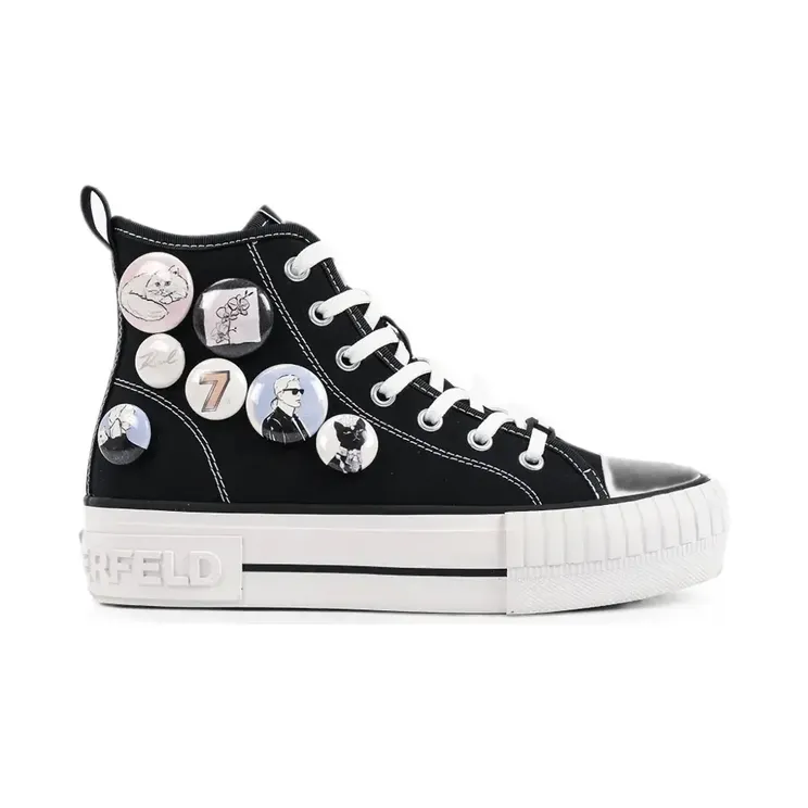 Karl Lagerfeld Kampus Max verfraaid met badge “Black” (KL60459)
