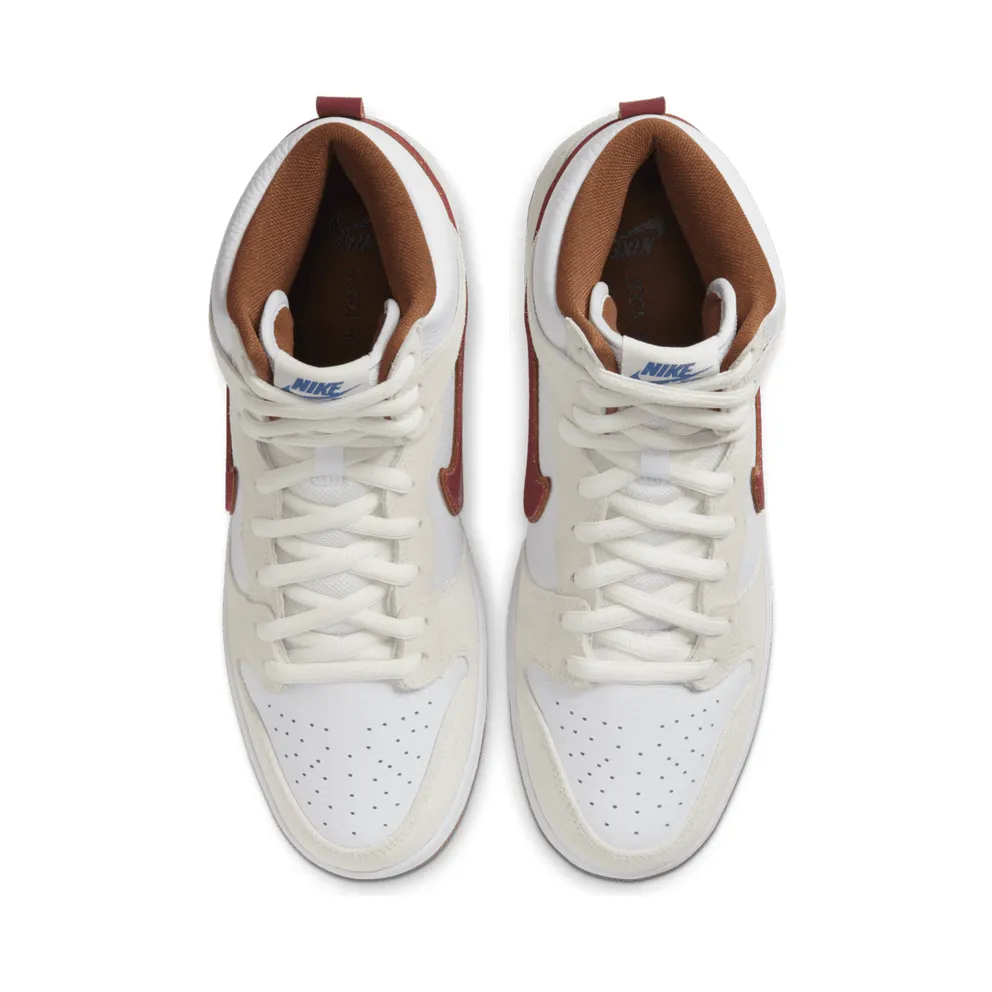 Nike SB Dunk High Sail Bright Crimson Sail/Bright Crimson (CV9499-100)