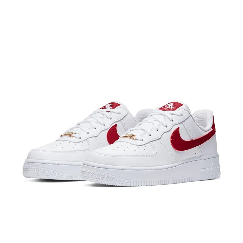 Nike Air Force 1 Low ’07 White Noble Red (315115-154)