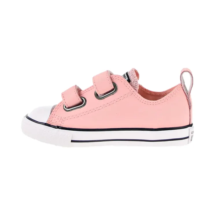 Converse Chuck Taylor All Star Hook and Loop Glitter TD “Storm Pink-Black-White” (762331C)