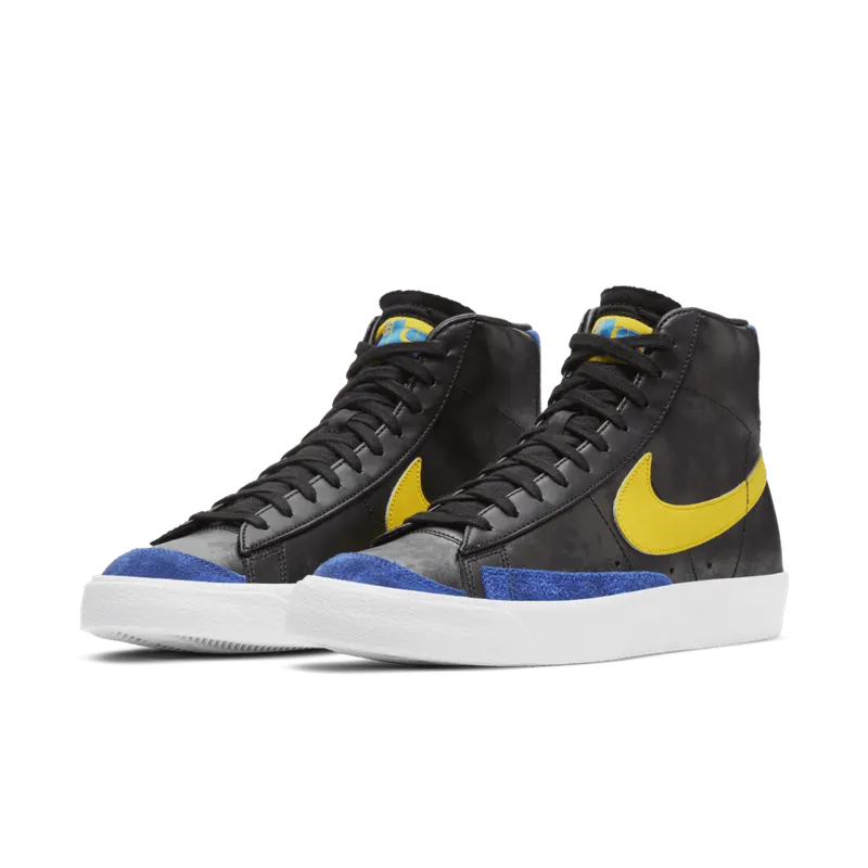 Nike Blazer Mid Peace, Love & Basketball Black/Speed Yellow-Game Royal-White (DC1414-001)