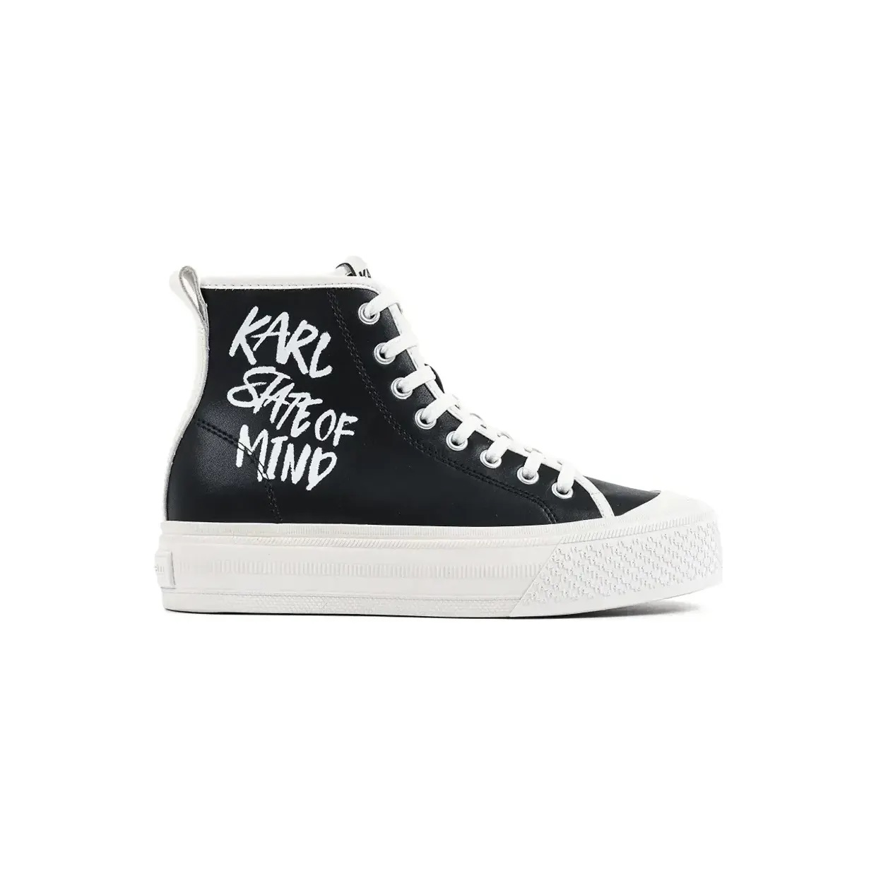 Karl Lagerfeld Kampus Max V high-top “Black” (KL60545)