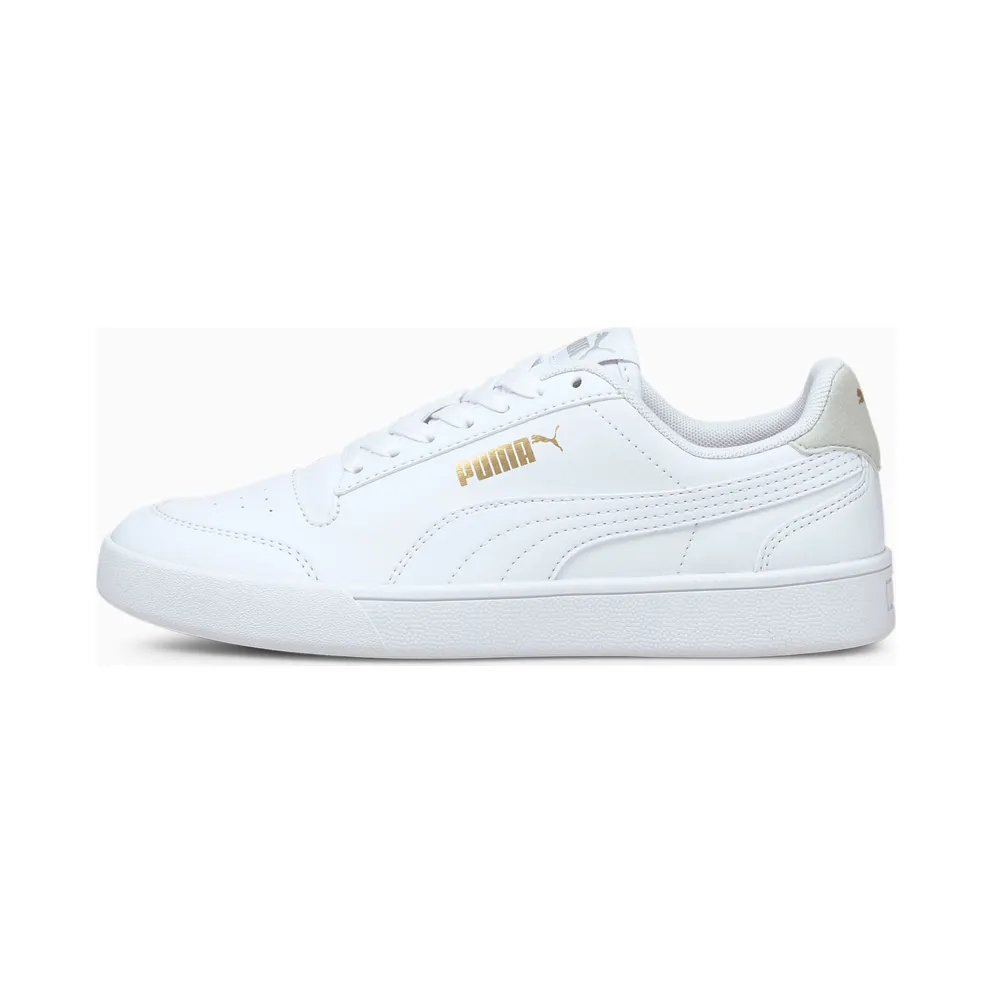 PUMA Shuffle Youth White/Gray Violet/Gold (375688-01)