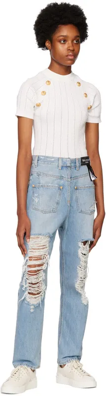 Balmain White B-Court (YN1VI690LVTR)