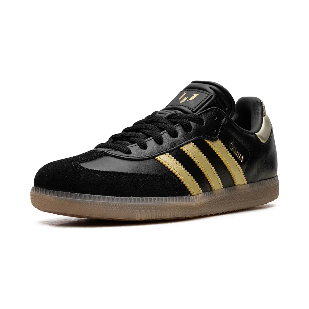 Adidas Samba GS “Messi Black / Gold” (JH5641)