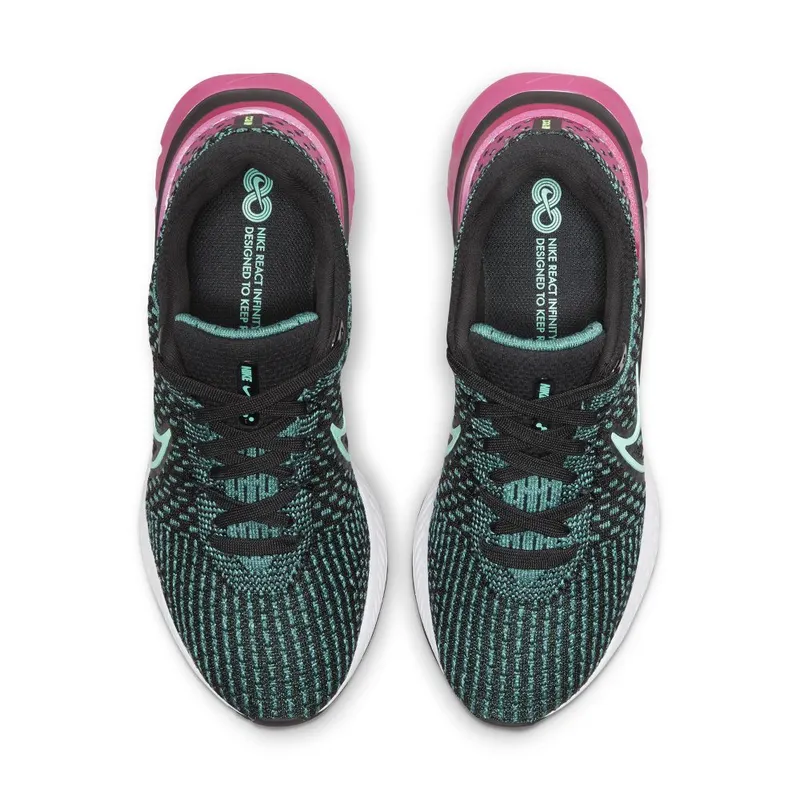 Nike React Infinity Run Flyknit 3 Road Running Black (DD3024-003)