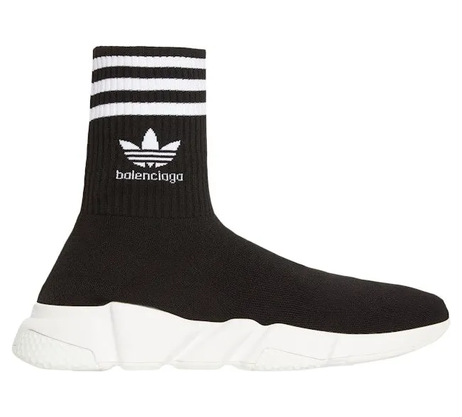Balenciaga x adidas Speed Trainer Black White (711198WBDV11090)