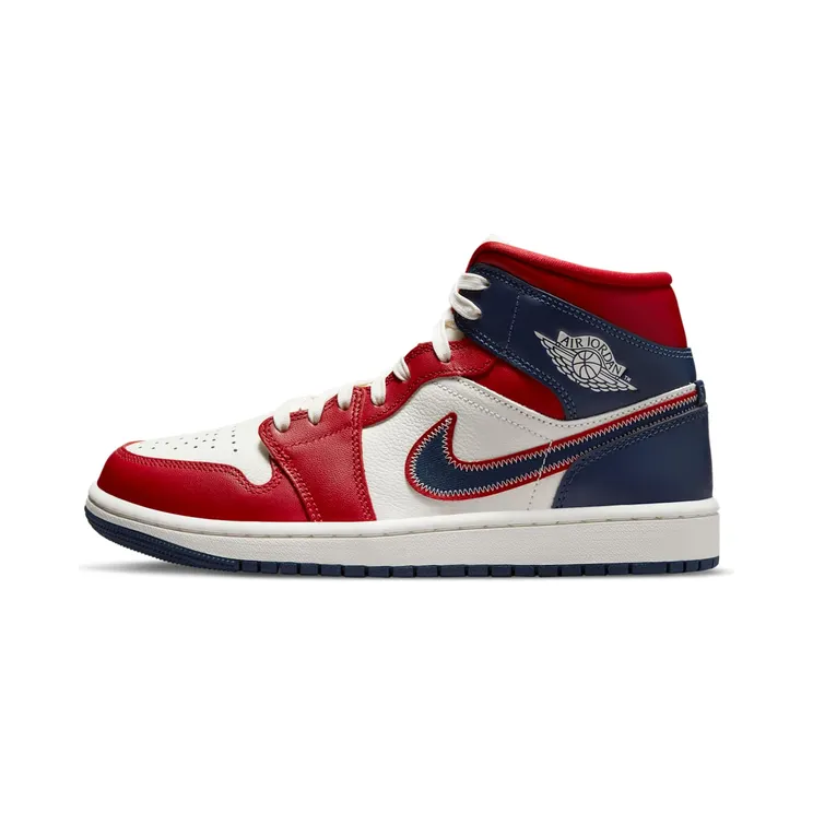 Jordan 1 Mid USA (2022) (W) (DQ7648-600)