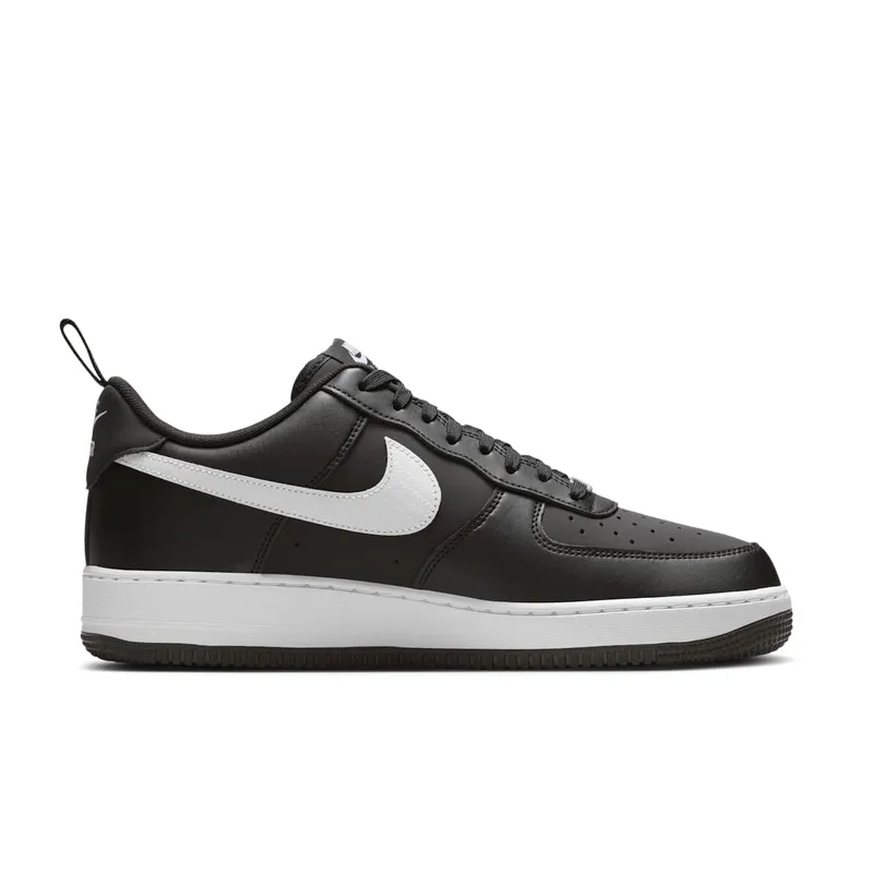 Nike Air Force 1 Low ’07 LV8 “Carbon Fiber Swoosh – Black / White” (IR5599-001)