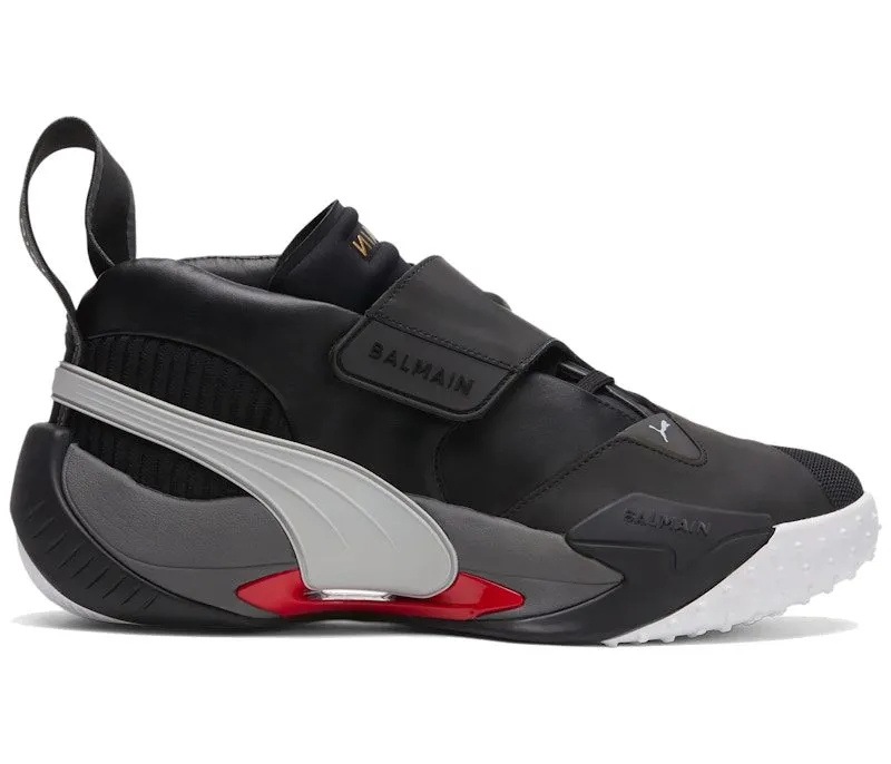 Puma x Balmain Court Black High Risk Red (195683-01)