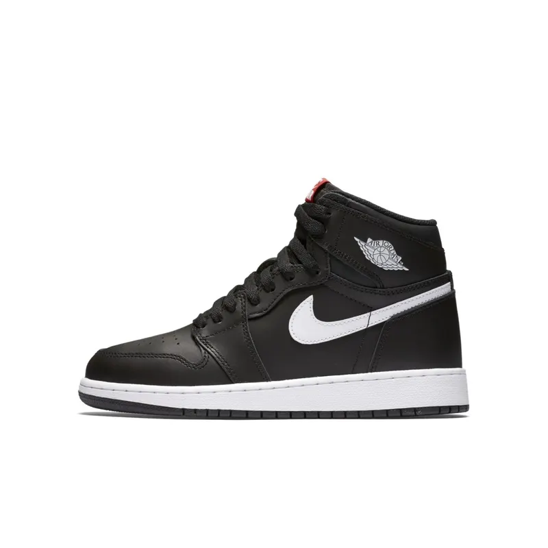 Jordan 1 Retro Yin Yang Black (GS) Black/Black-University Red-White (575441-011)