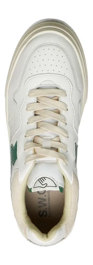Stepney Workers Club Pearl S-Strike Leather White / Green (YA09560) (4)