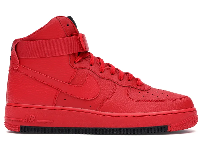 Nike Air Force 1 High University Red Black