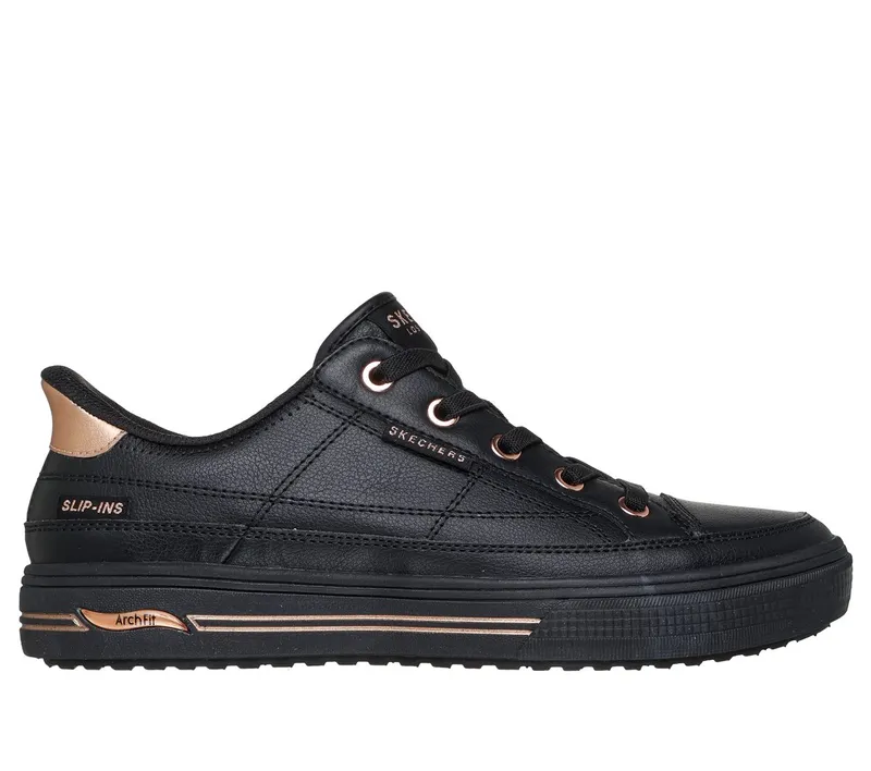 Skechers Slip-ins: Arch Fit Arcade “Catch Ya There Sneaker Black” (177218BBK)