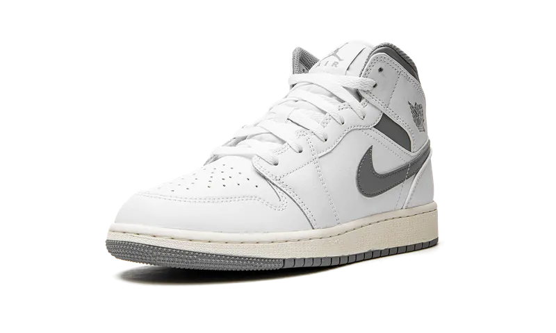 Air Jordan 1 Mid GS “Neutral Grey” (554725-135)