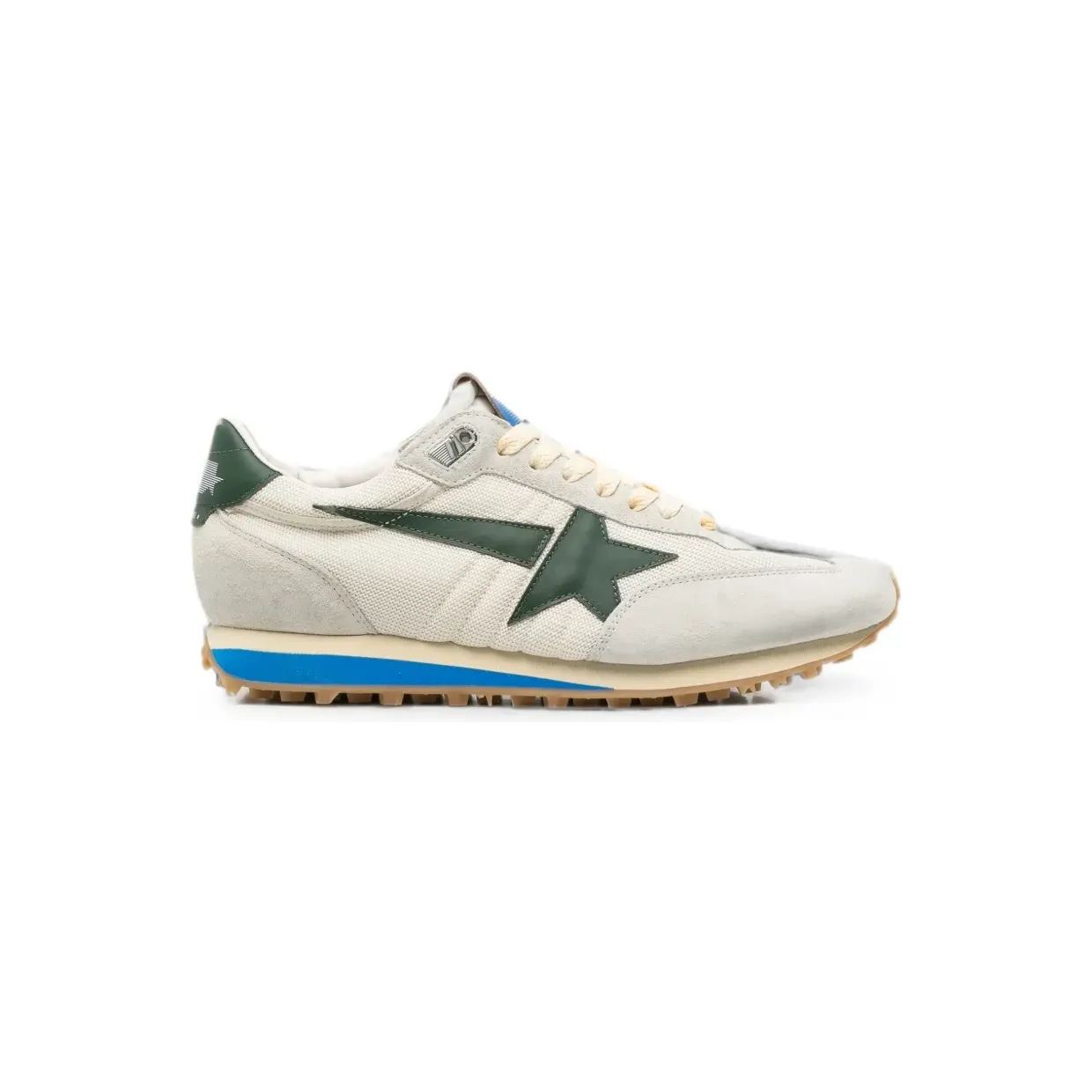 Golden Goose Running Marathon M77 star-patch sneakers – Beige (GMF01071F008440)