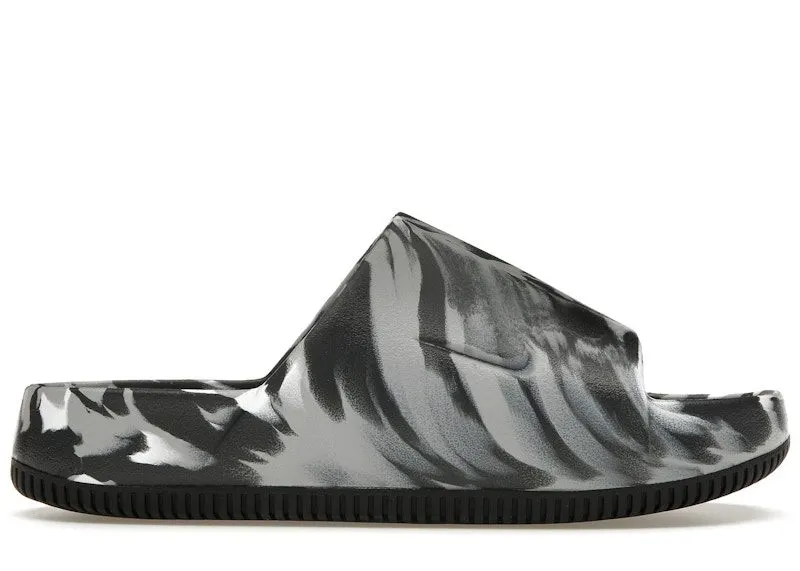Nike Calm Slide Marble Black Grey (FV5637-001)