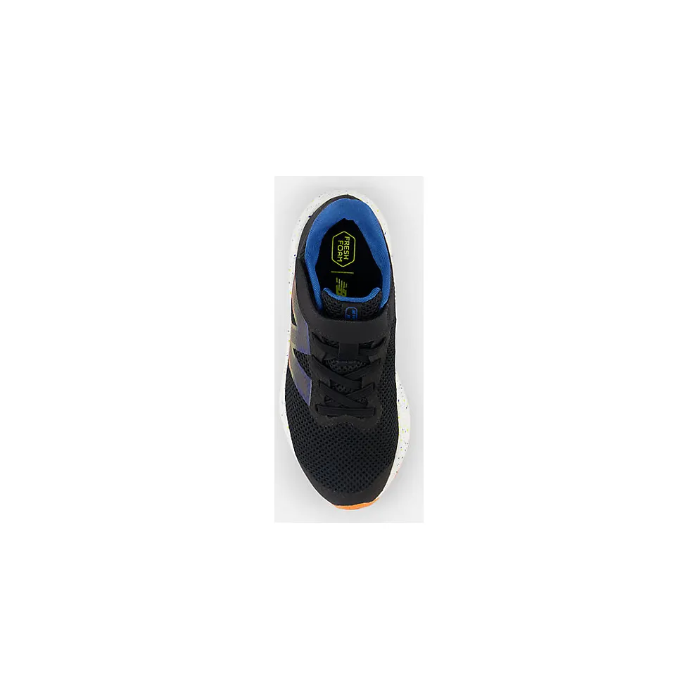 New Balance Fresh Foam Arishi v4 Bungee Lace Black Blue Agate Blaze Orange (PAARIBS4)