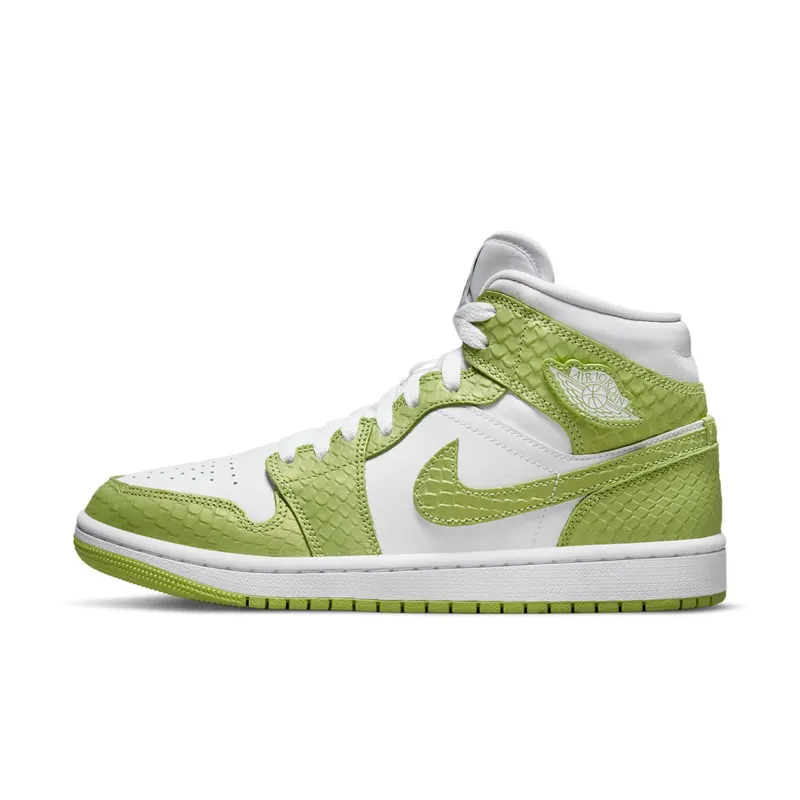 Air Jordan 1 Mid Green Python (DV2959-113)